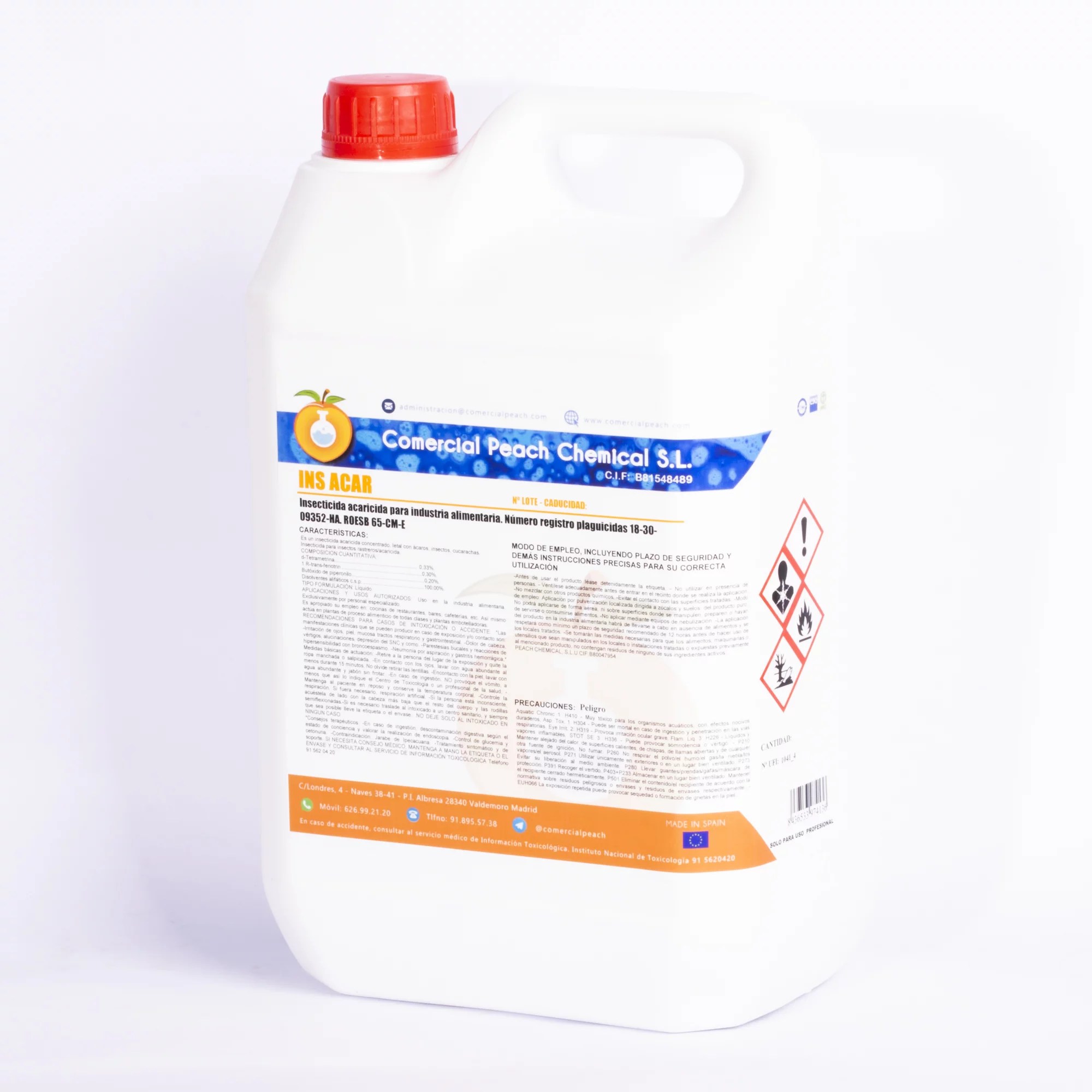 Insecticida para Industria Alimentaria - INS ACAR